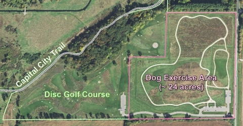 Disc Golf Course and Dog Exercise Area