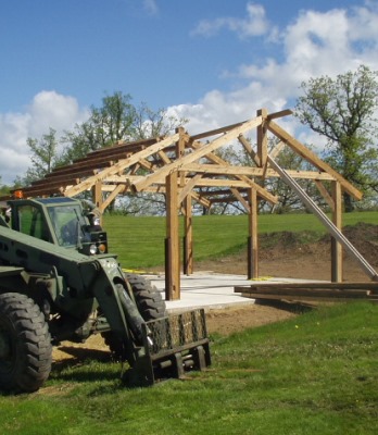 Shelter Construction at Donald County Park