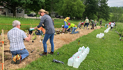 Stewart Lake County Park Prairie Planting