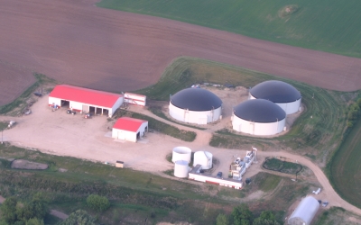 Manure Digester Tanks at Waunakee