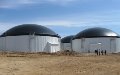 Manure Digester Tanks at Waunakee