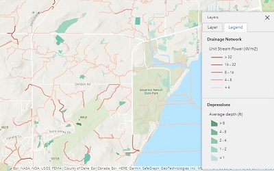 Drainage Network and Depressions